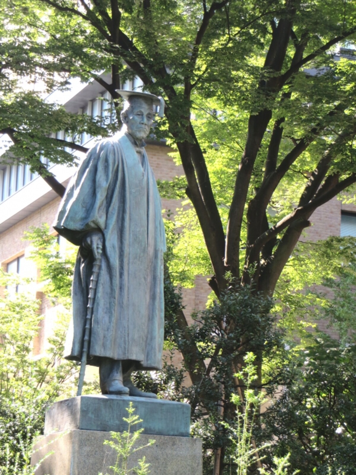 大隈重信の像