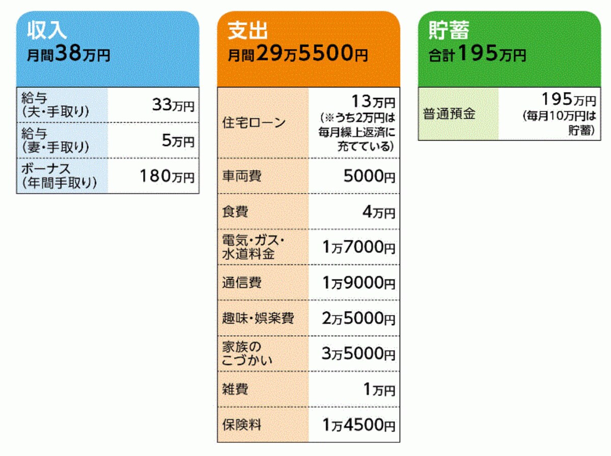 「ケセランパサラン」さんの家計収支データ