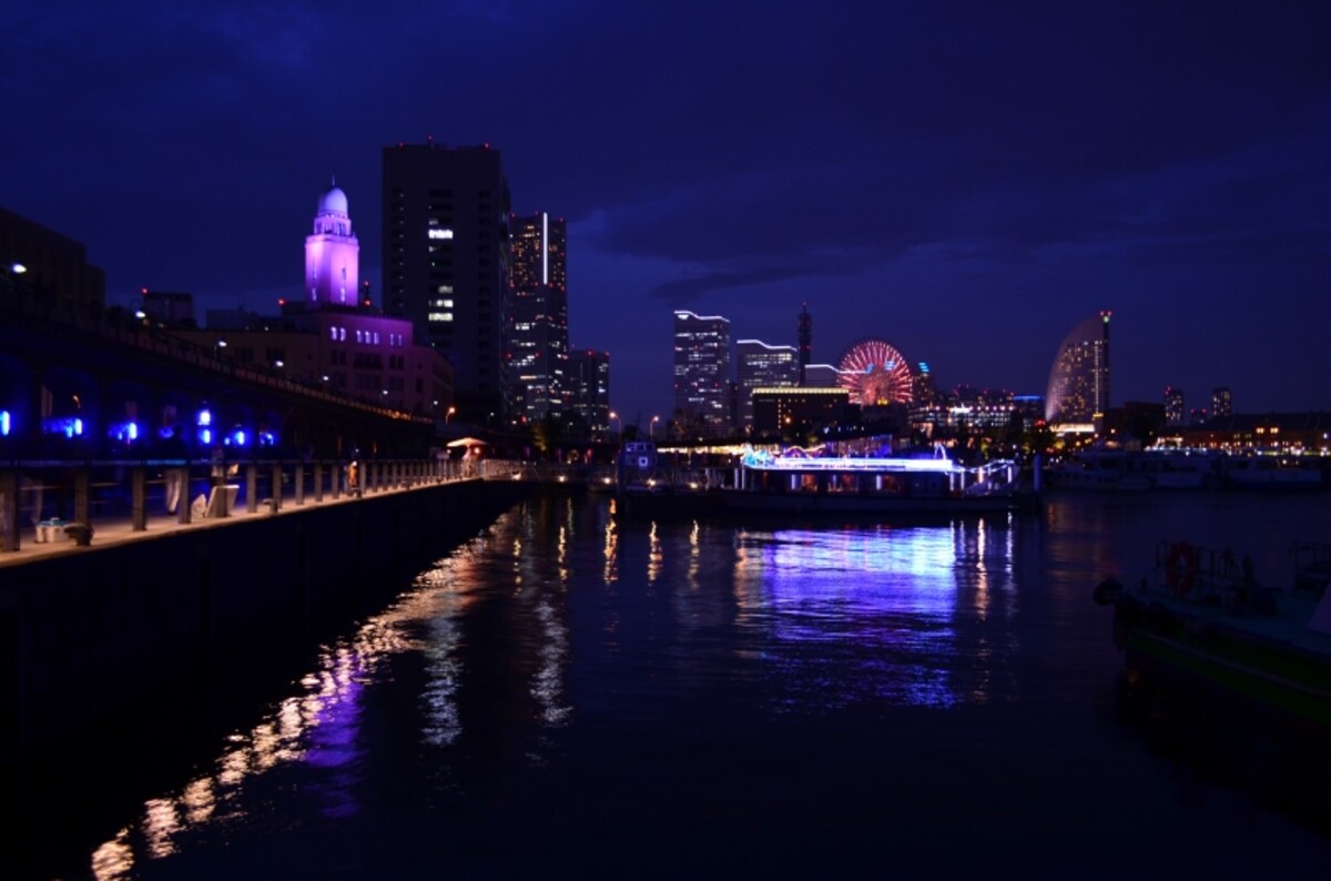 像の鼻パークの夜景