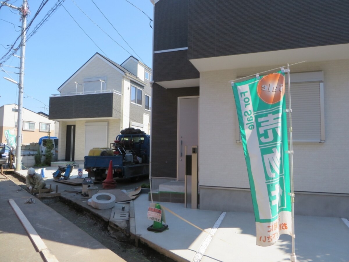 一戸建て建設現場