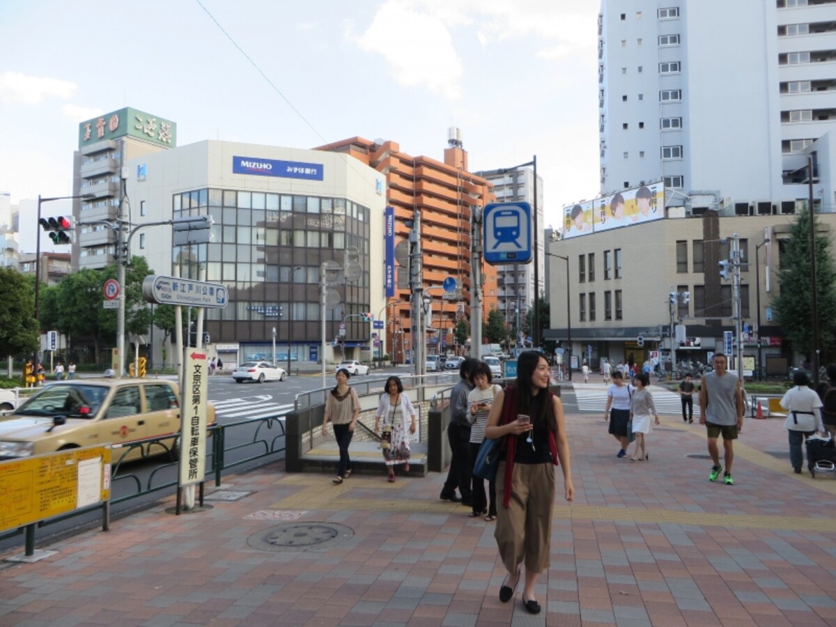 江戸川橋駅周辺