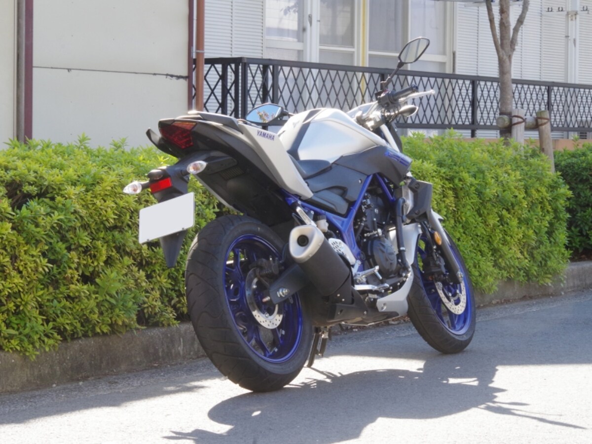 mt-25 リアビュー