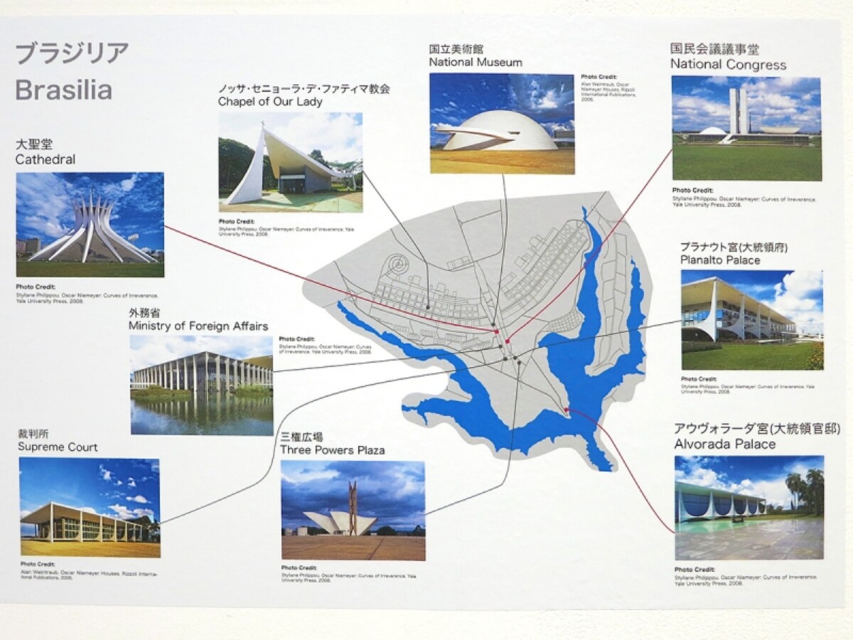 ブラジリアの建築マップの画像  
