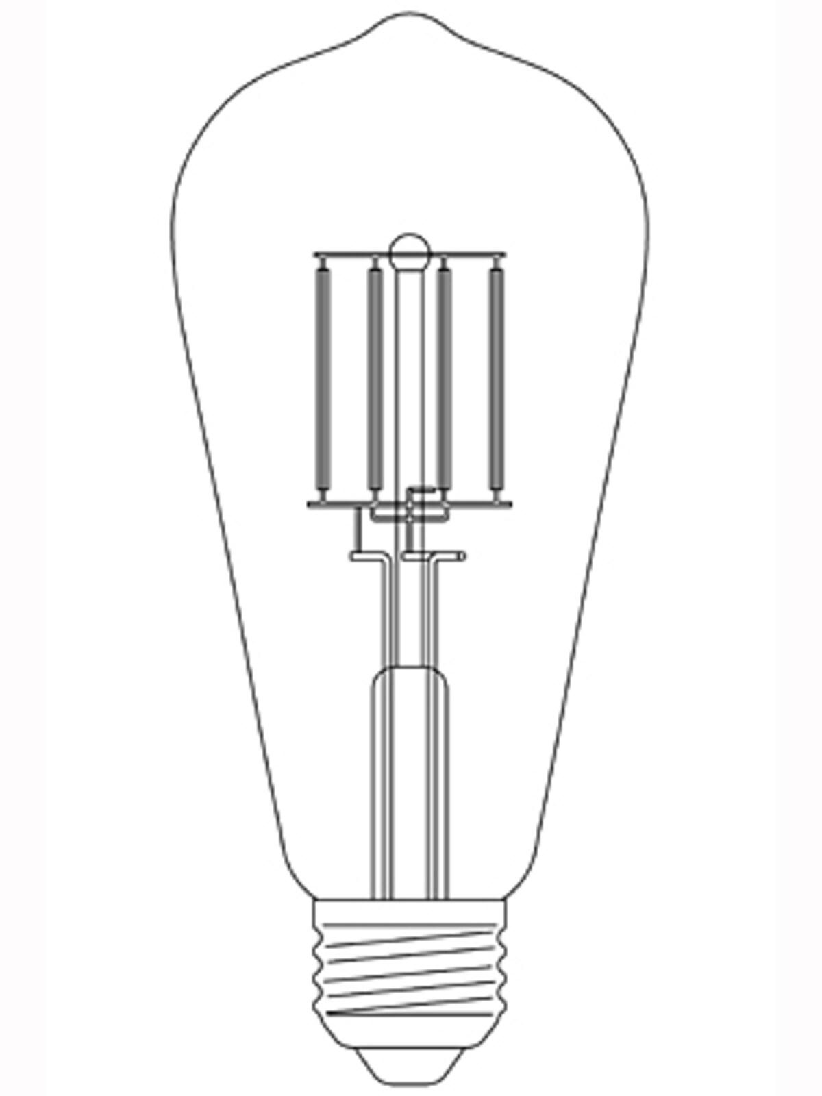 エジソン型LED電球