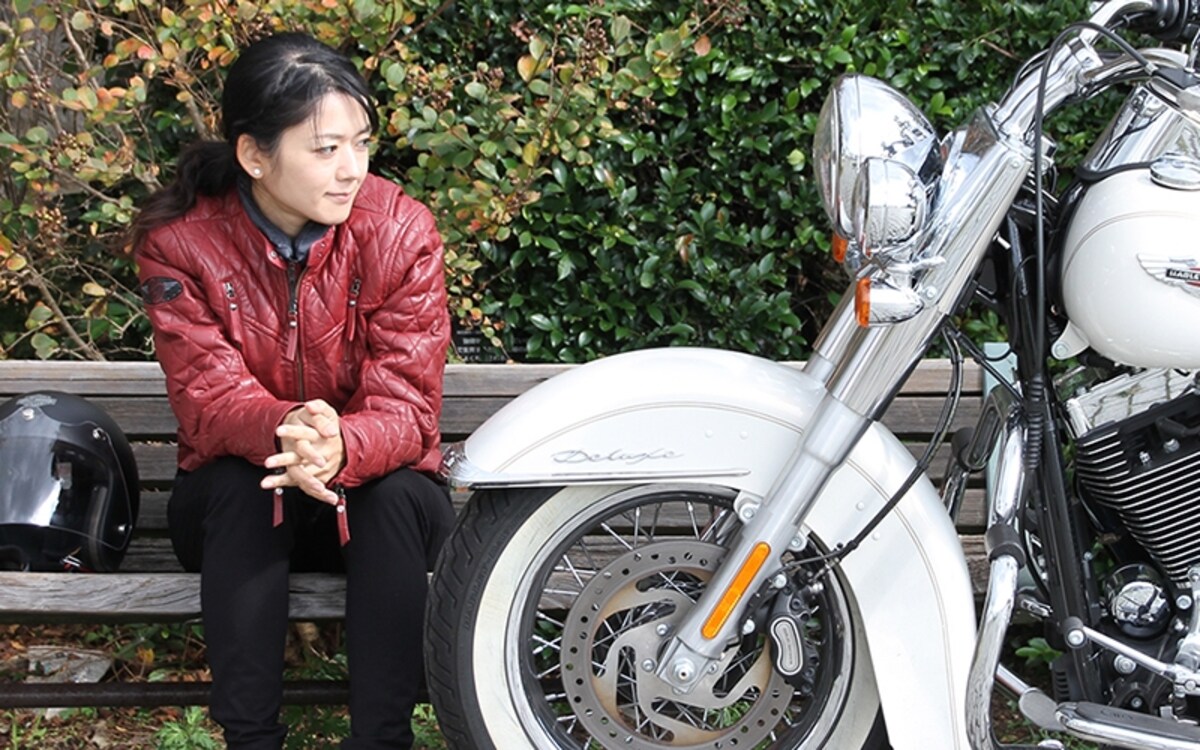 ハーレーに乗るスポーツライター松原渓さんに、ハーレーの魅力を語っていただきました