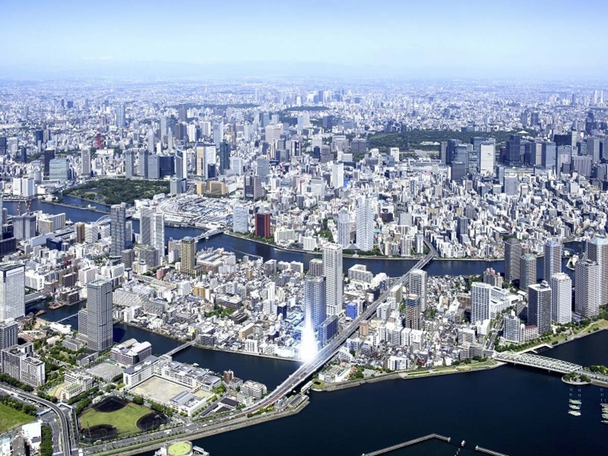 航空写真に画像処理を加えたもの（実際とは異なります）