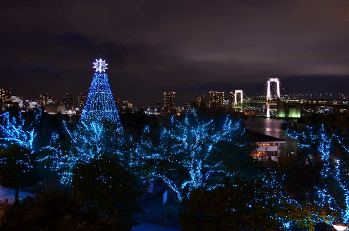 お台場海浜公園のイルミネーション
