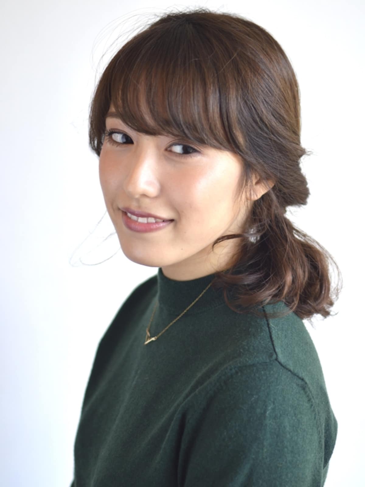 耳あたりにボリュームがあるとバランスがよい