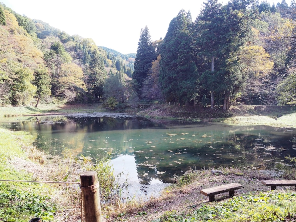 玉泉湖＠湯涌温泉