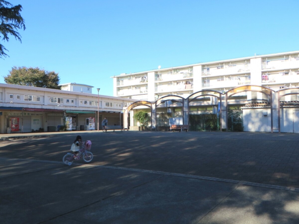 敷地中央の広場