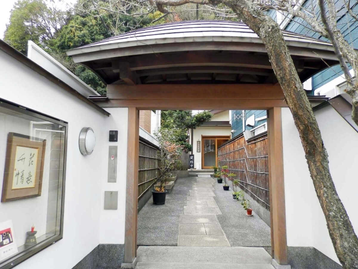 雪堂美術館の入口、「雪堂門」