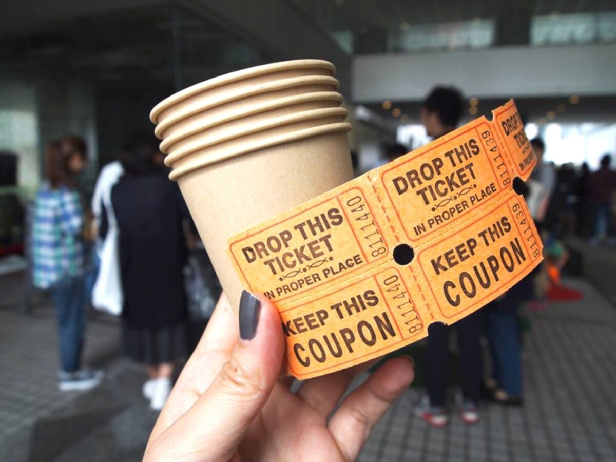 チケットを購入してコーヒーの飲み比べをしよう