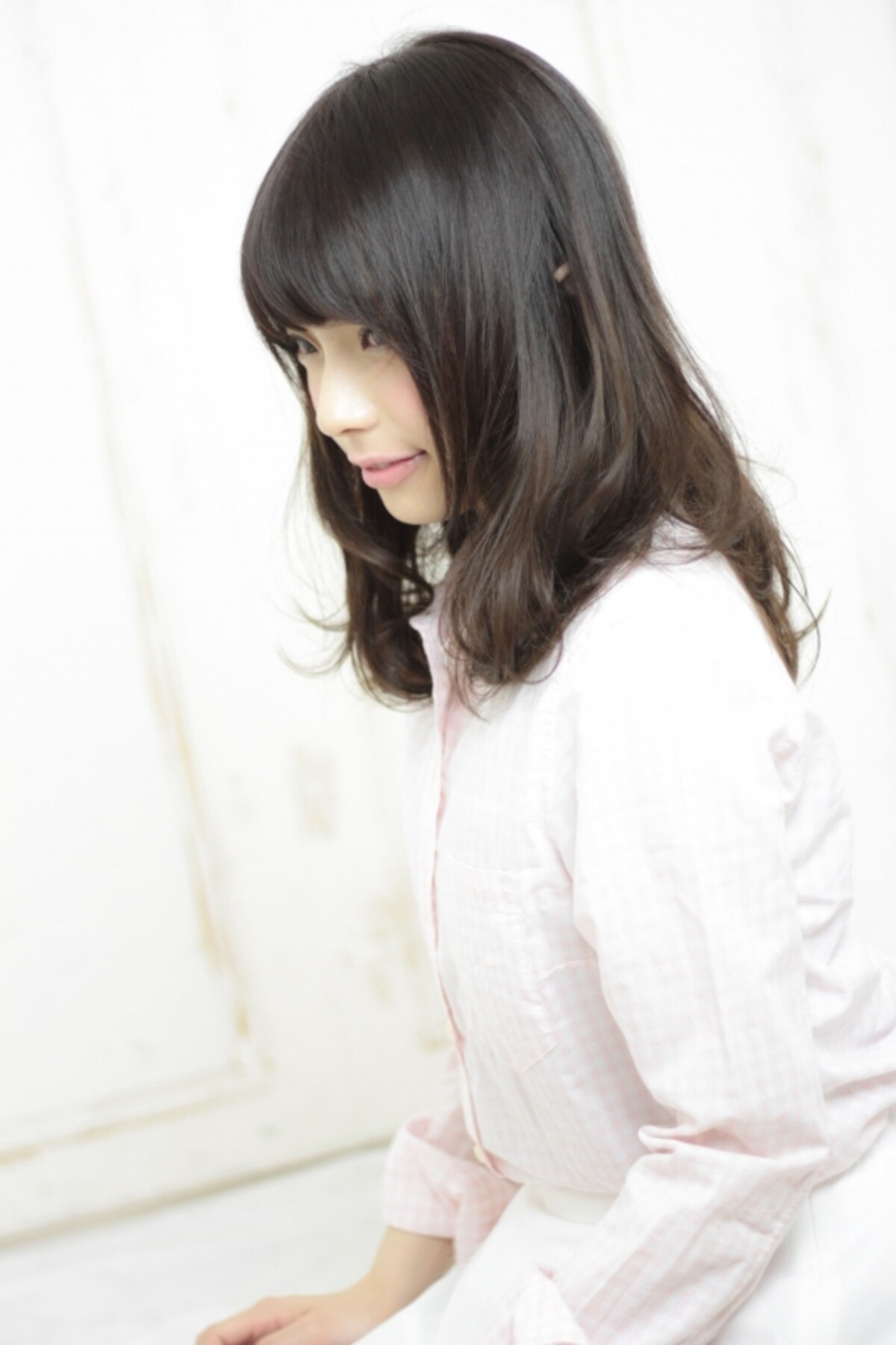 石原さとみさん風ミディアムサイド
