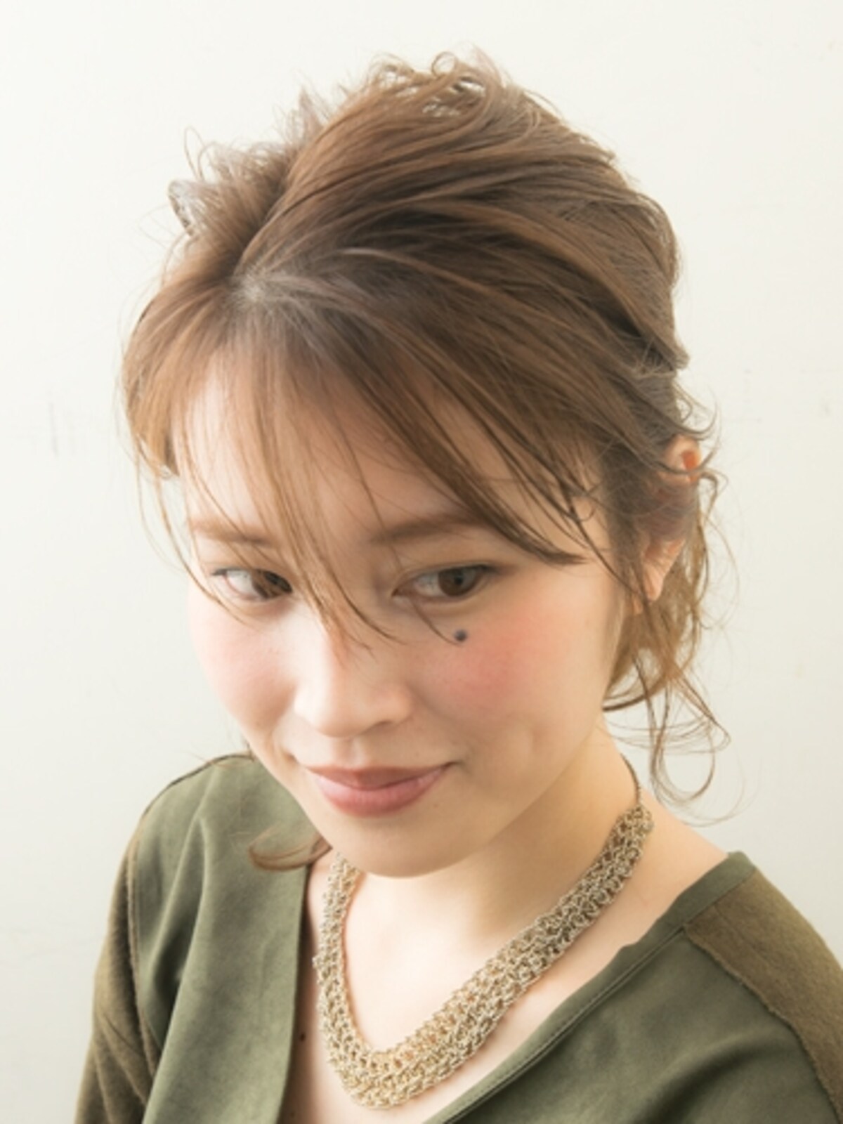 もみあげと同じくらいの束がベスト