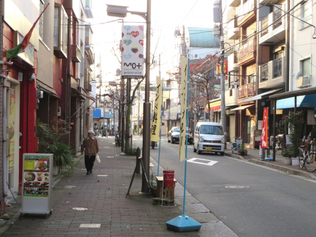 低層中心の風景