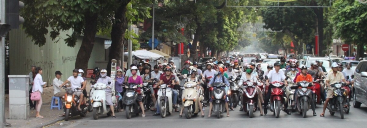 バイクが一列に並ぶ光景は壮観