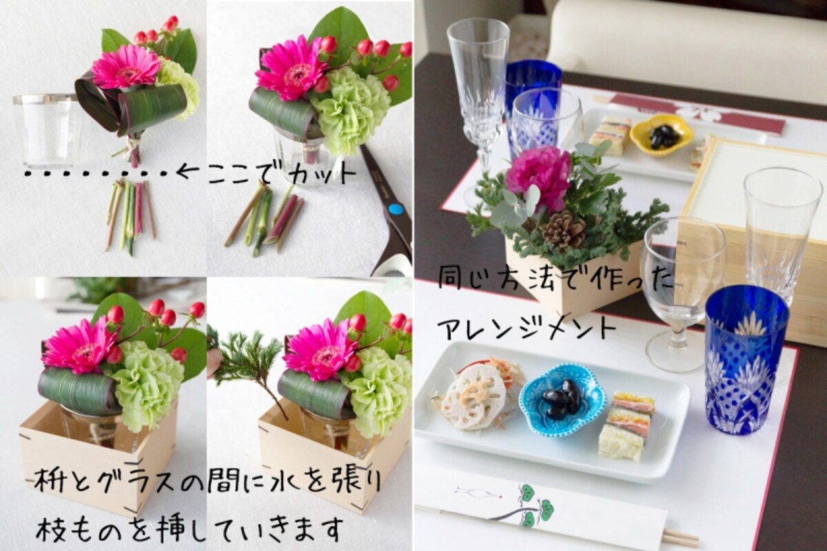 おもてなしにも使える！小さな花の飾り方