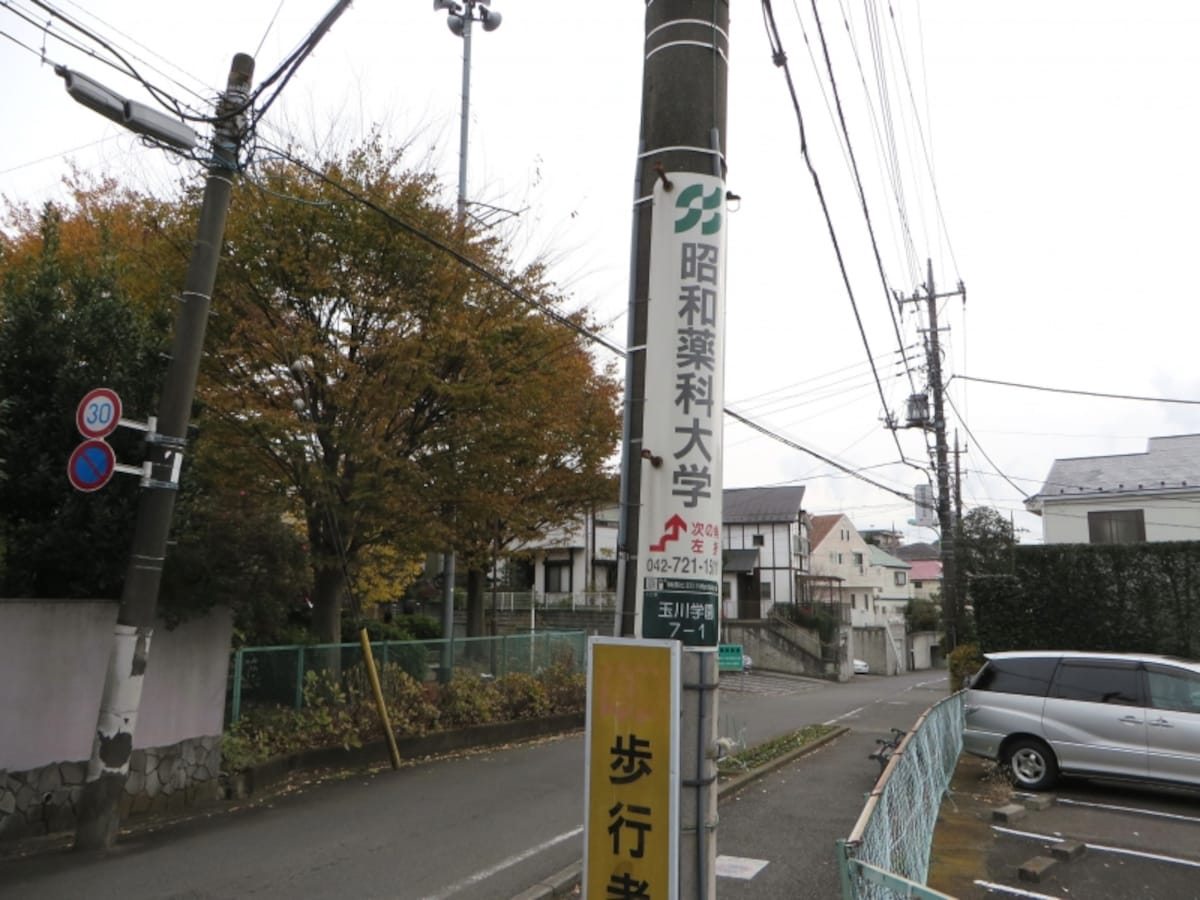 大学の看板