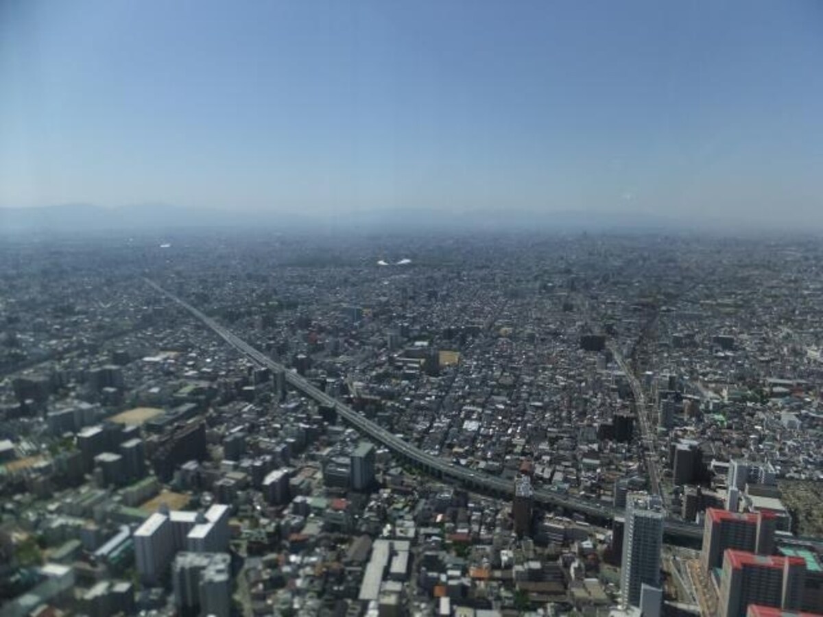 ハルカス300からの眺め（4）／南方向
