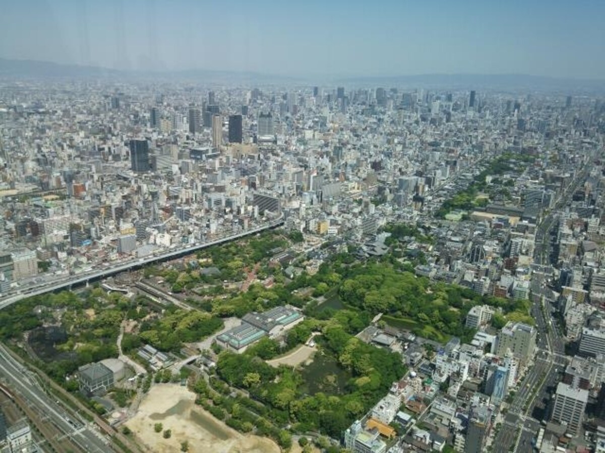 ハルカス300からの眺め（6）／北西方向