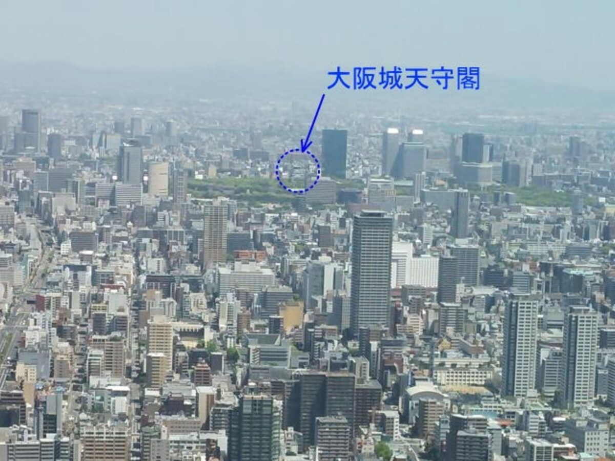 ハルカス300からの眺め（7）／北方向