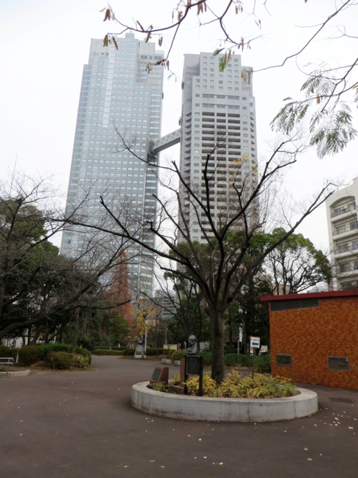 公園とタワー