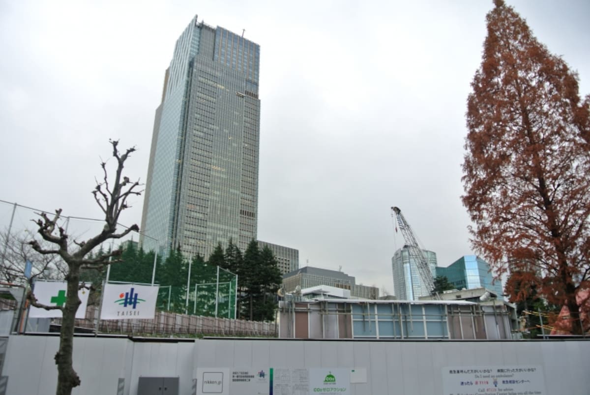 「パークコート赤坂檜町ザ　タワー」の建設地