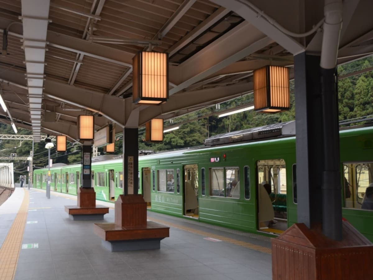 高尾山口駅ホーム