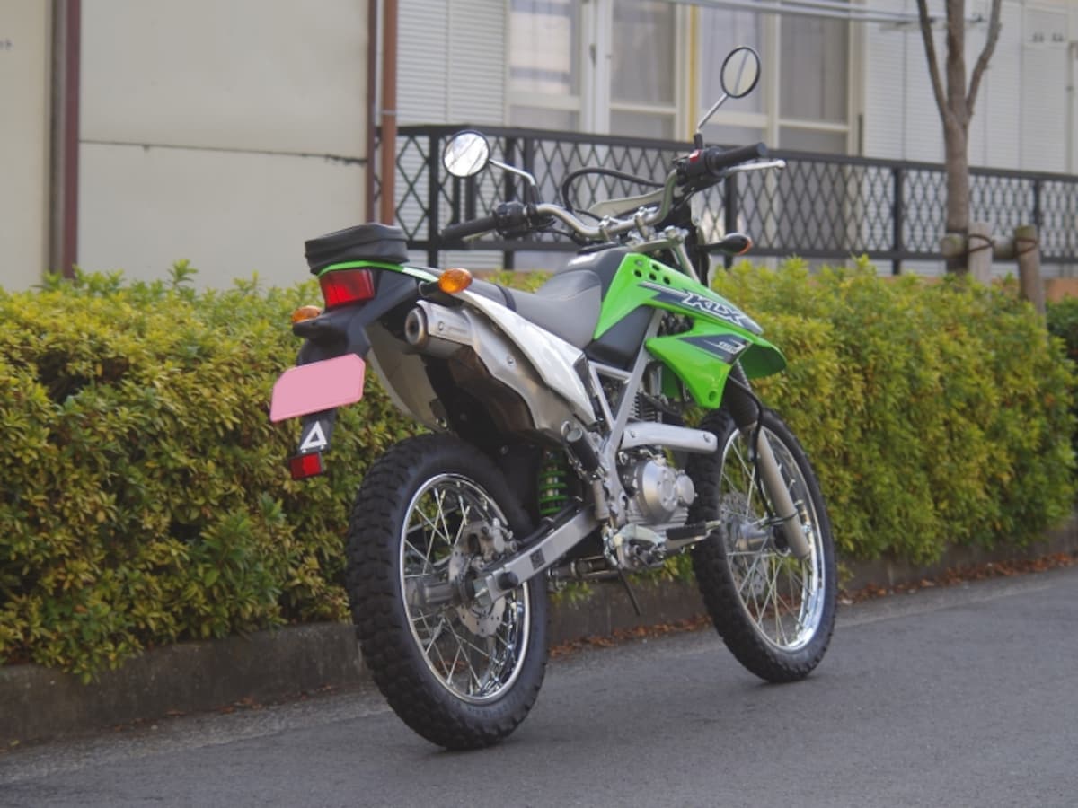 klx125 リアビュー