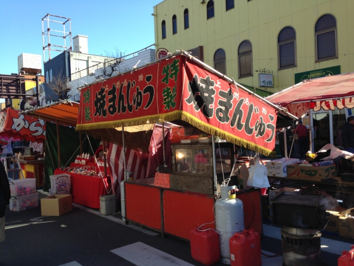 屋台の焼きまんじゅう