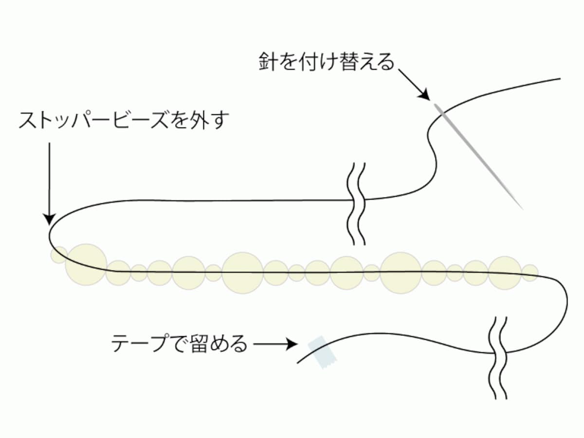 ビューティーパールのシャンパンペンダントネックレス