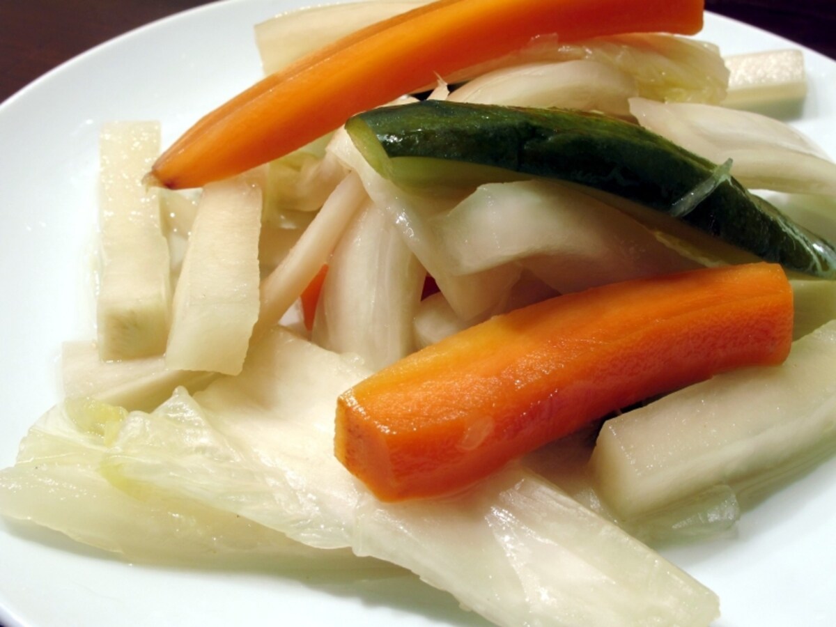 美味い田舎の漬け物づくり