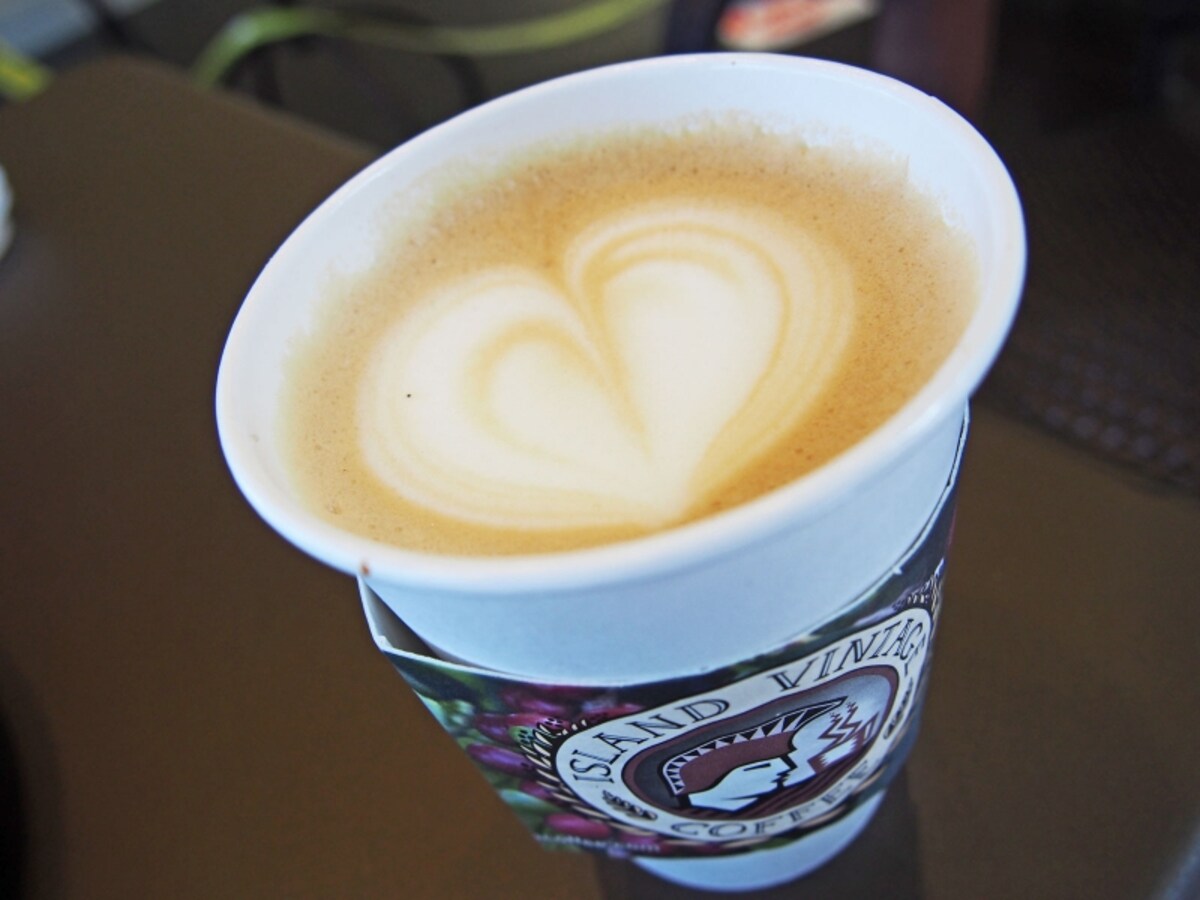 ワイキキにあり、朝の目覚めの1杯にも
