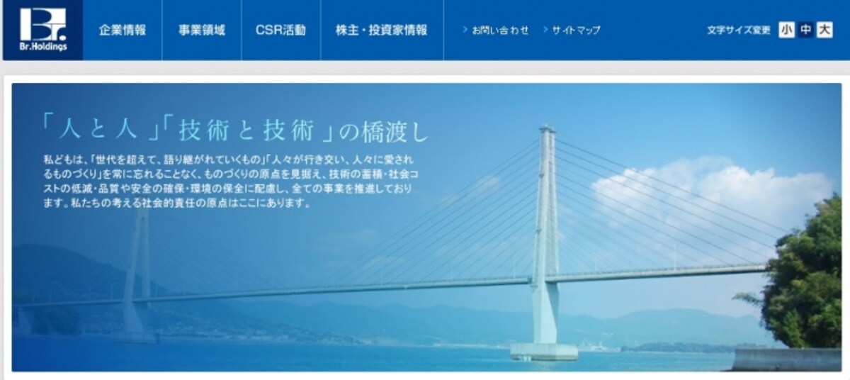 ビーアールホールディングス　WEB