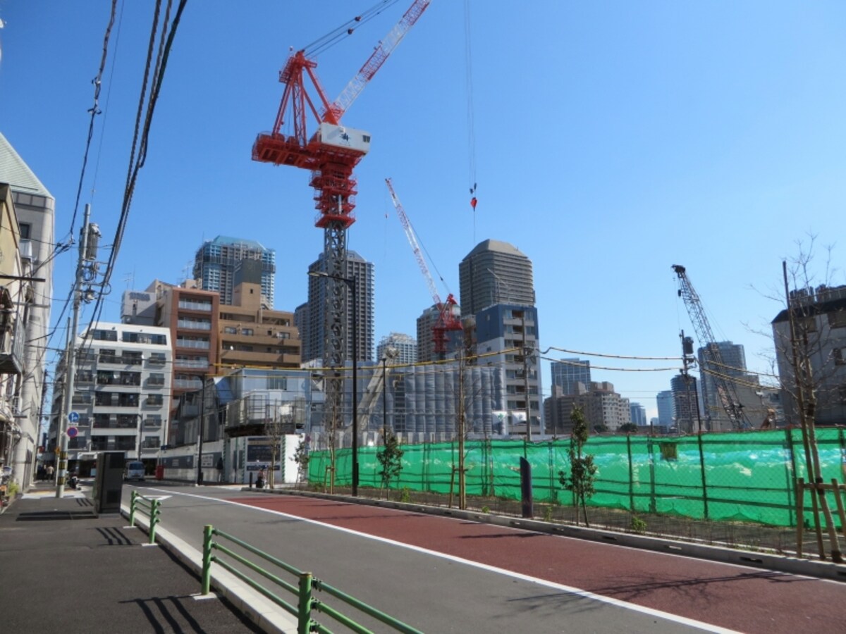 建設中の湊二丁目東地区