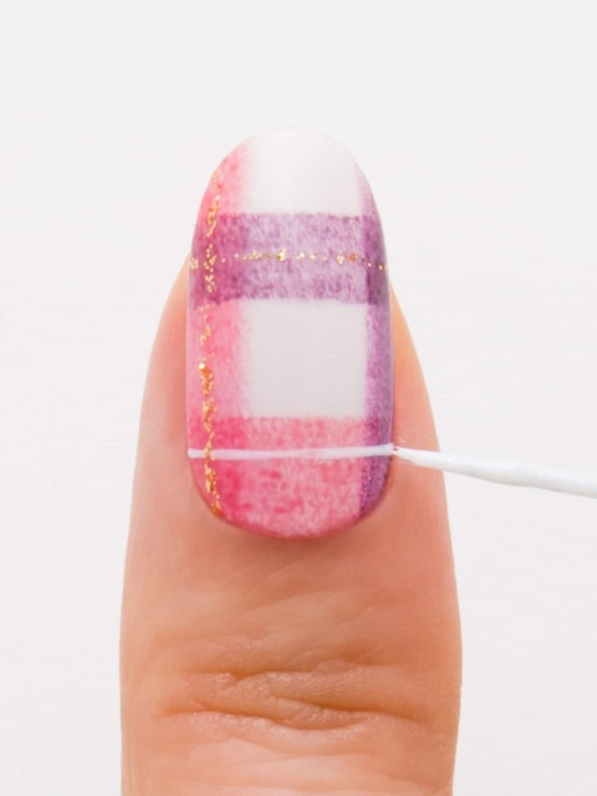 細いラインで立体感をプラス