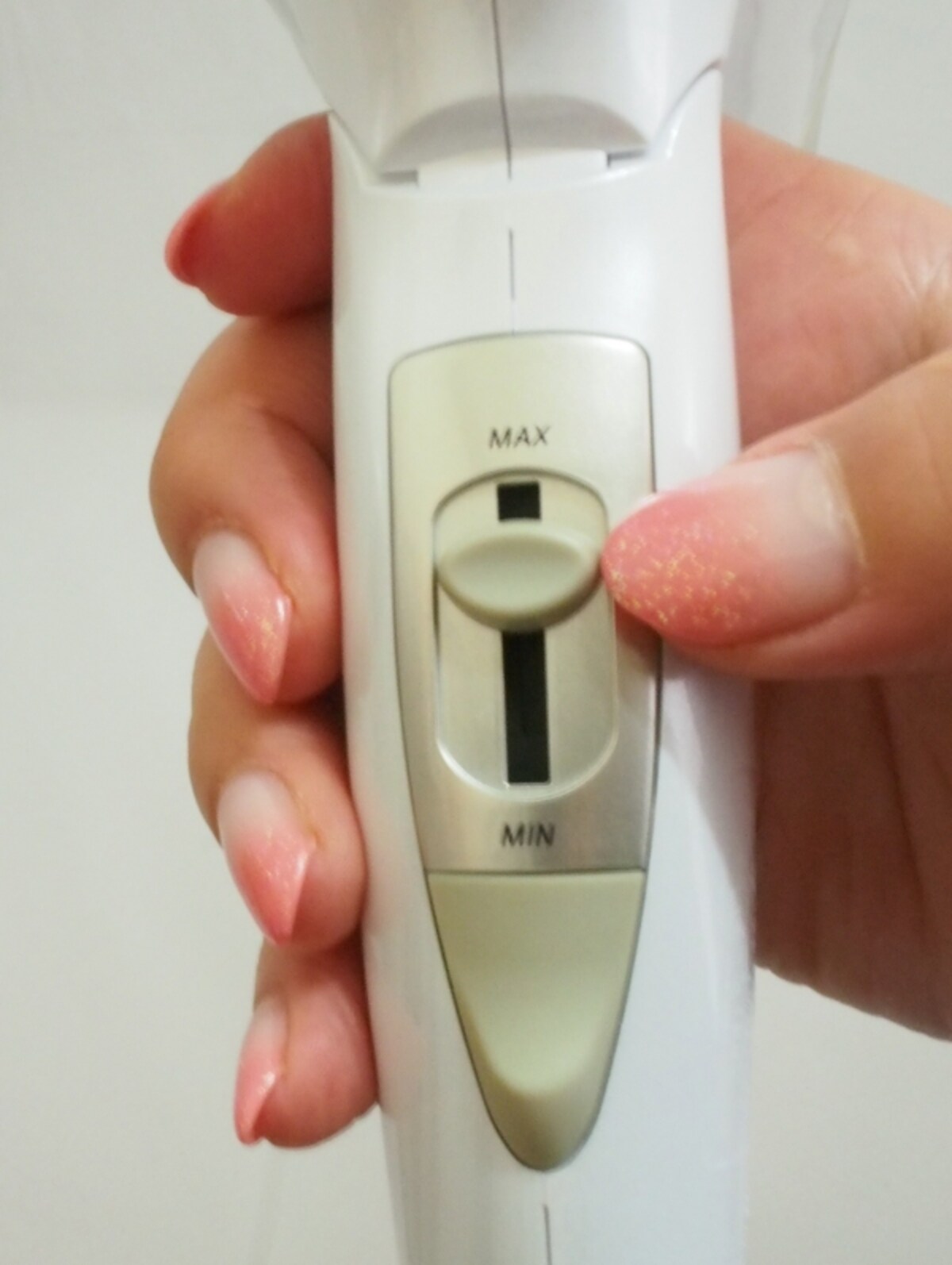 風量を微調整できる風量ボリュームスイッチが便利