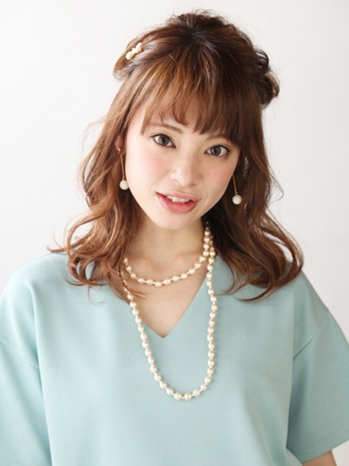ミディアム猫耳ヘアアレンジ