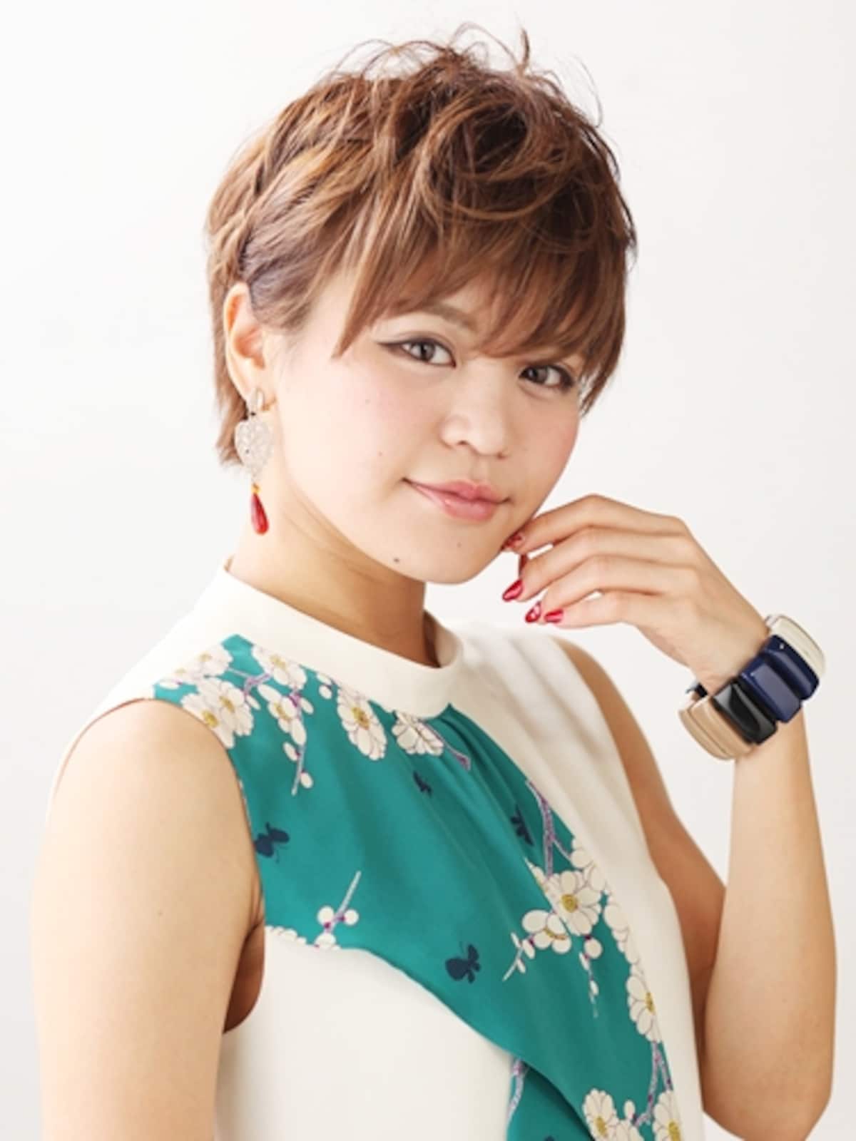 モヒカン風ショートヘアアレンジ