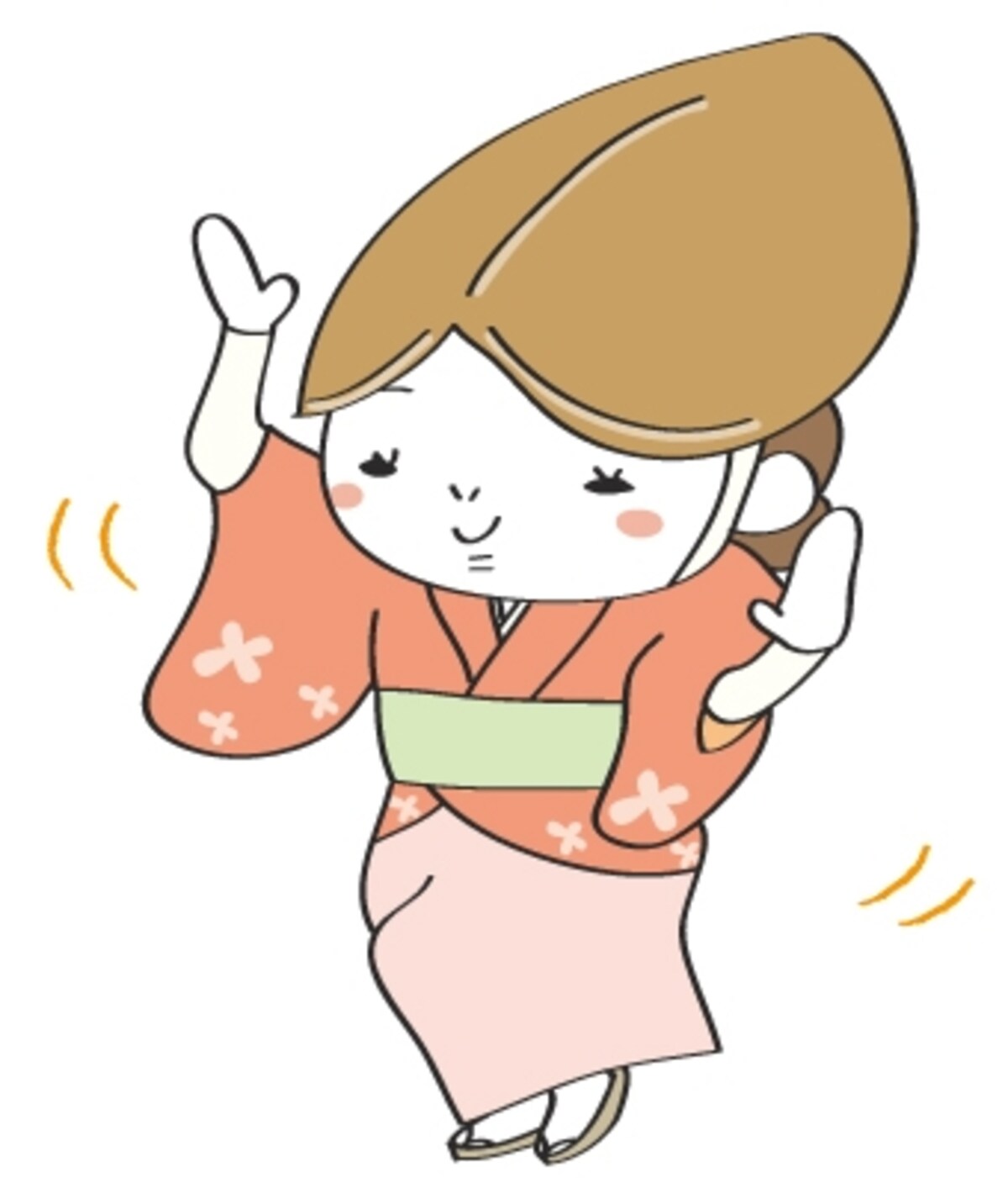 盆踊り　夏祭り　イラスト　カラー　かわいい