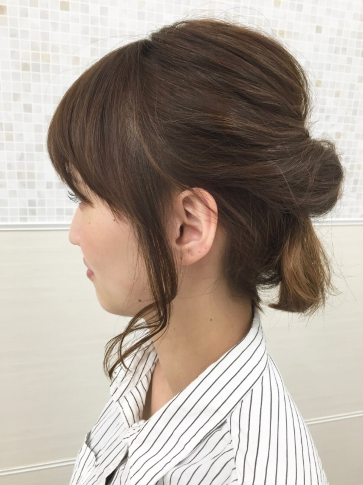 簡単オフィスヘアアレンジ