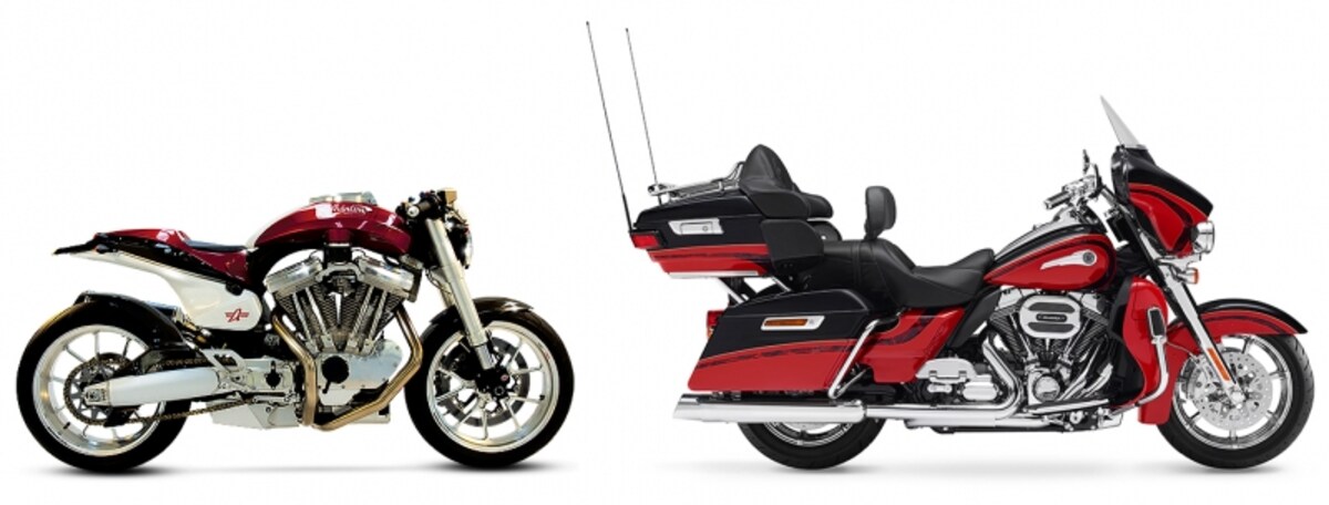 ハーレーの最高位クラス「CVO」のFLHTKSEリミテッドの512万円に対し、アヴィントンはベースモデルのひとつコレクターGTが558万円から。これ以上ないプレミアムバイクだと言えよう