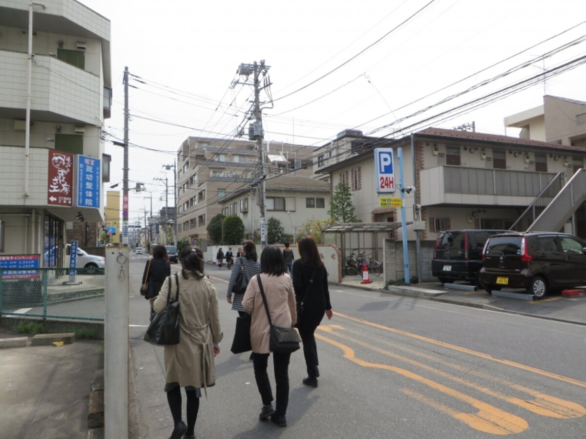 南側の住宅街