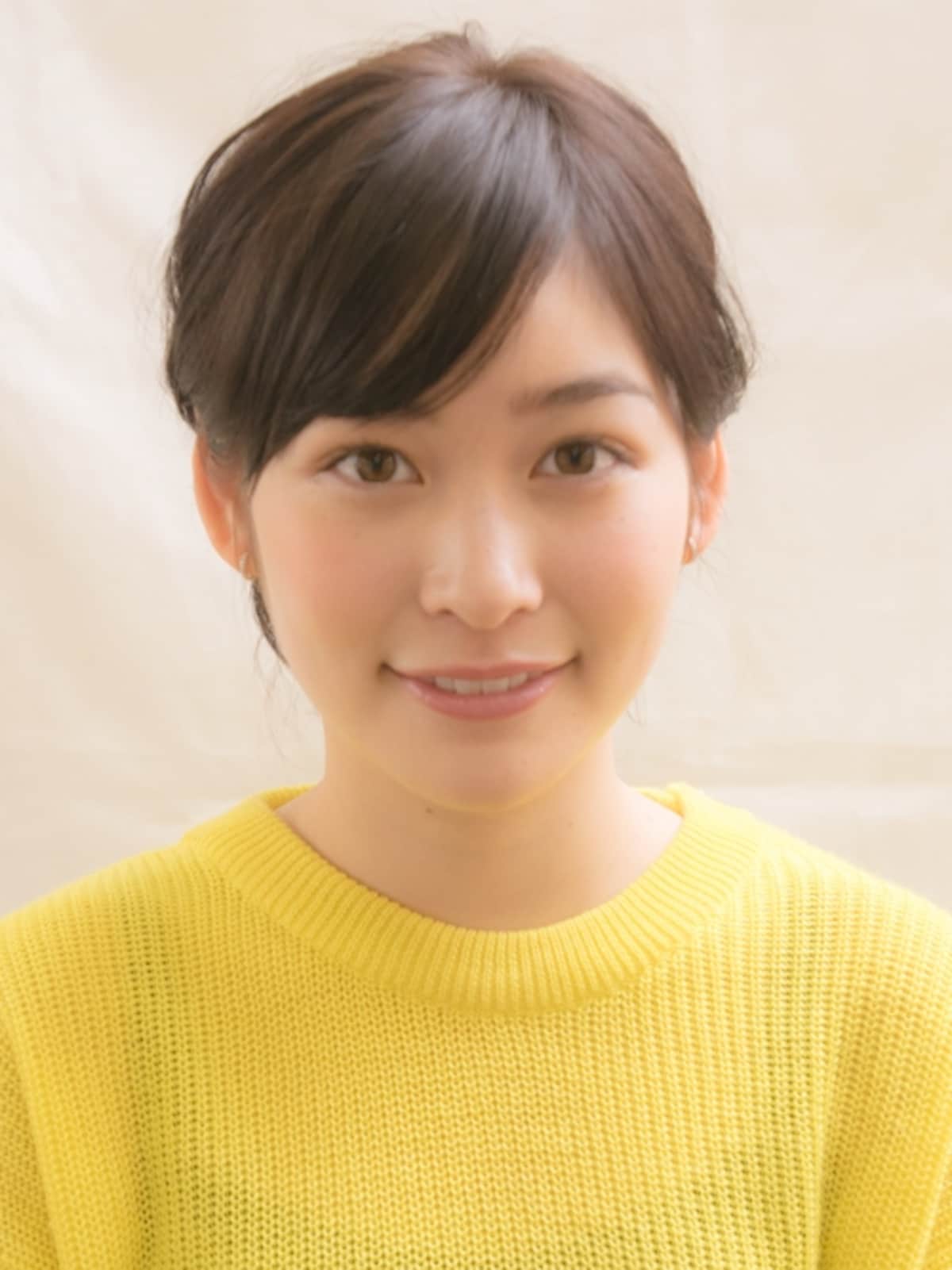 シニヨン風ロープ編みヘアアレンジ