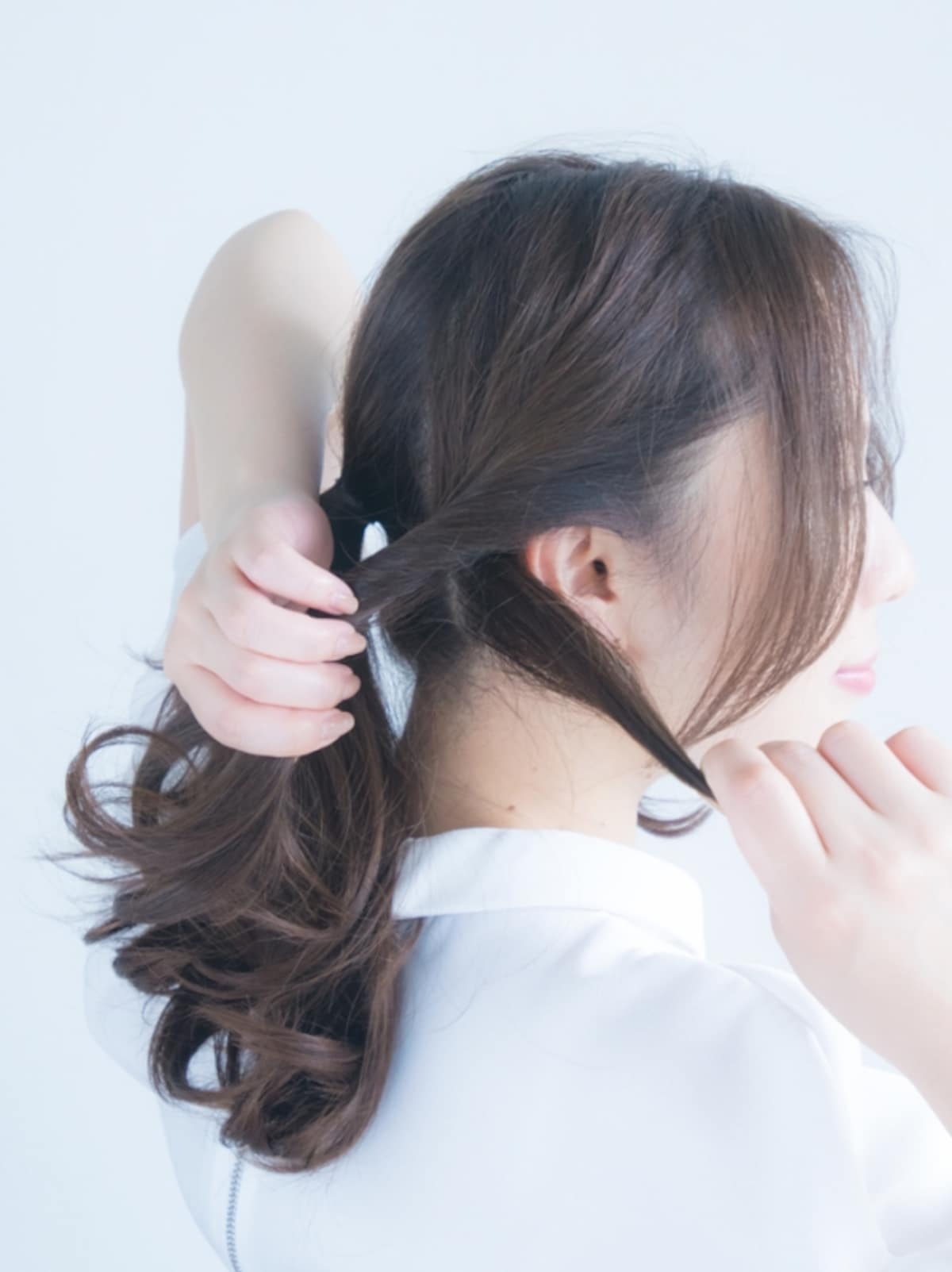最後に残った毛を足す