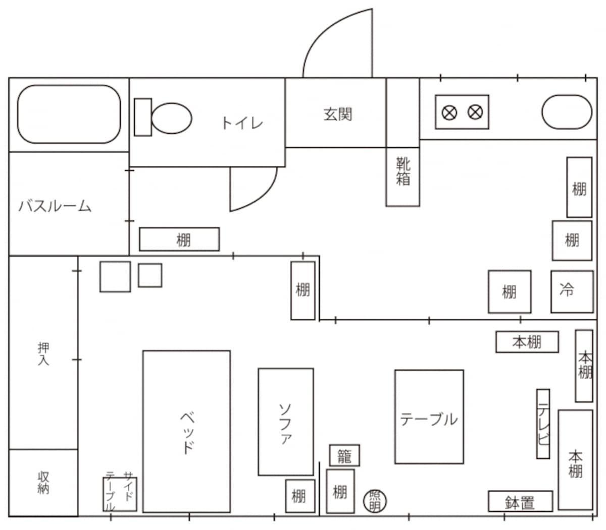 間取図