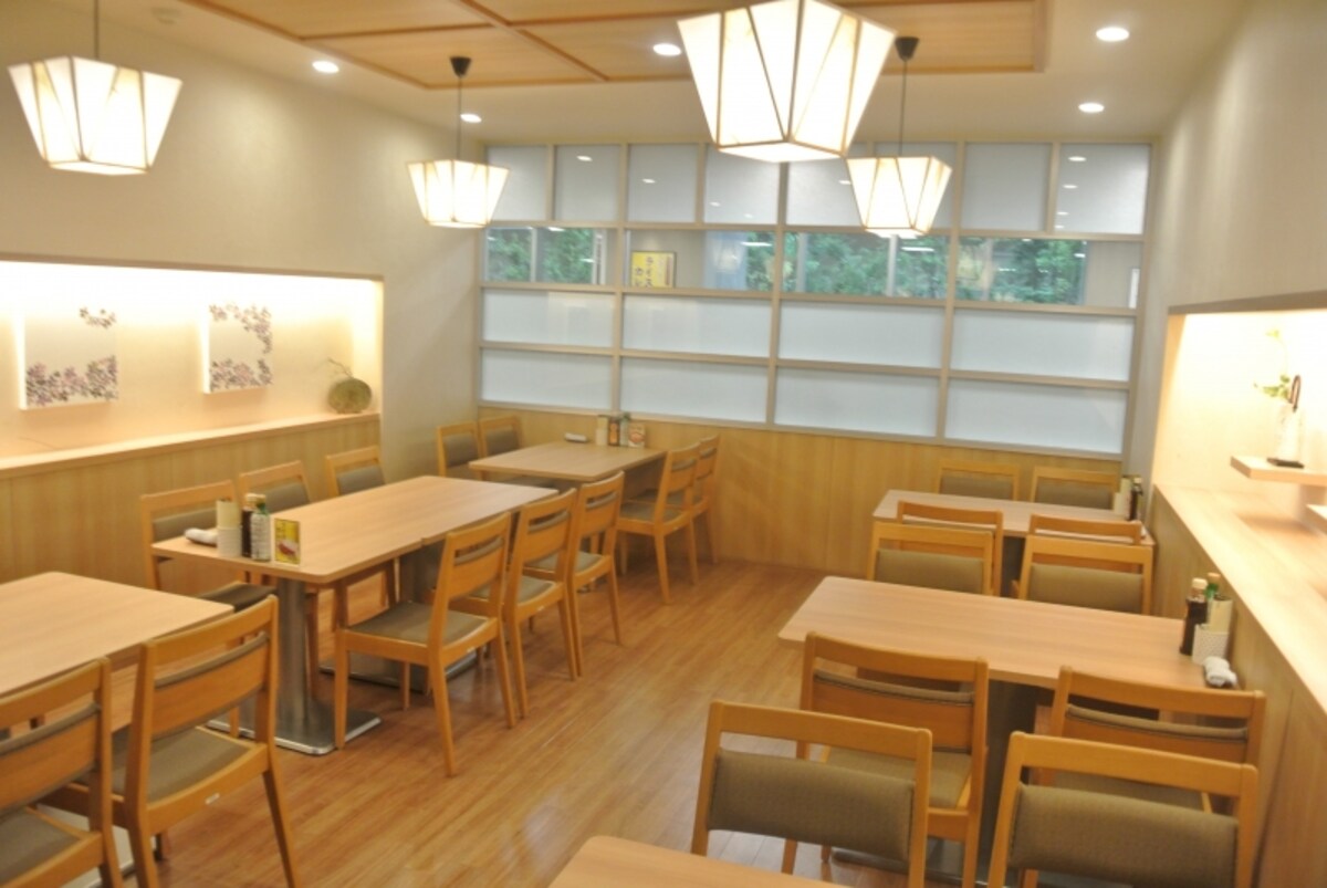 レストランの入居者専用スペース