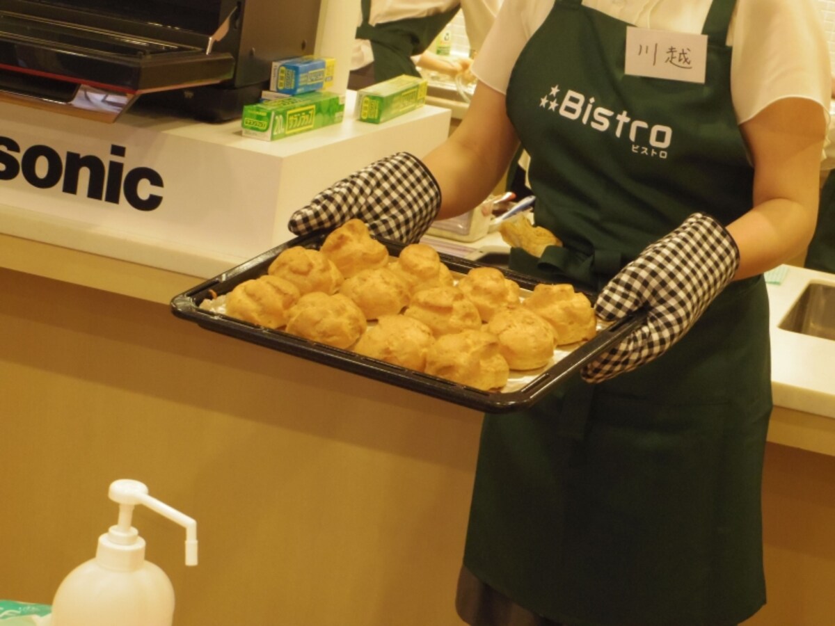 完全なシュークリームに！　シュークリームって自分で作れるんだ！