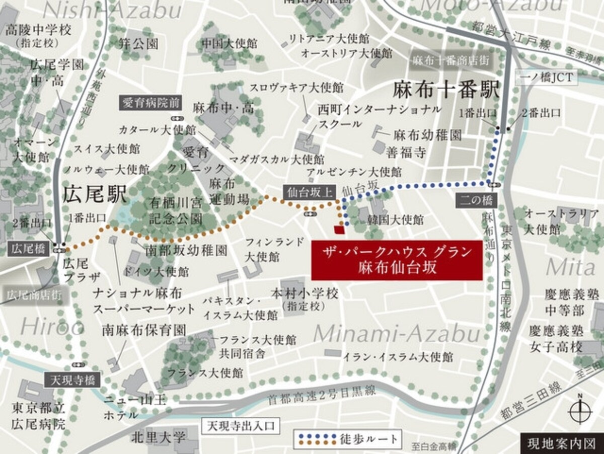 現地案内図