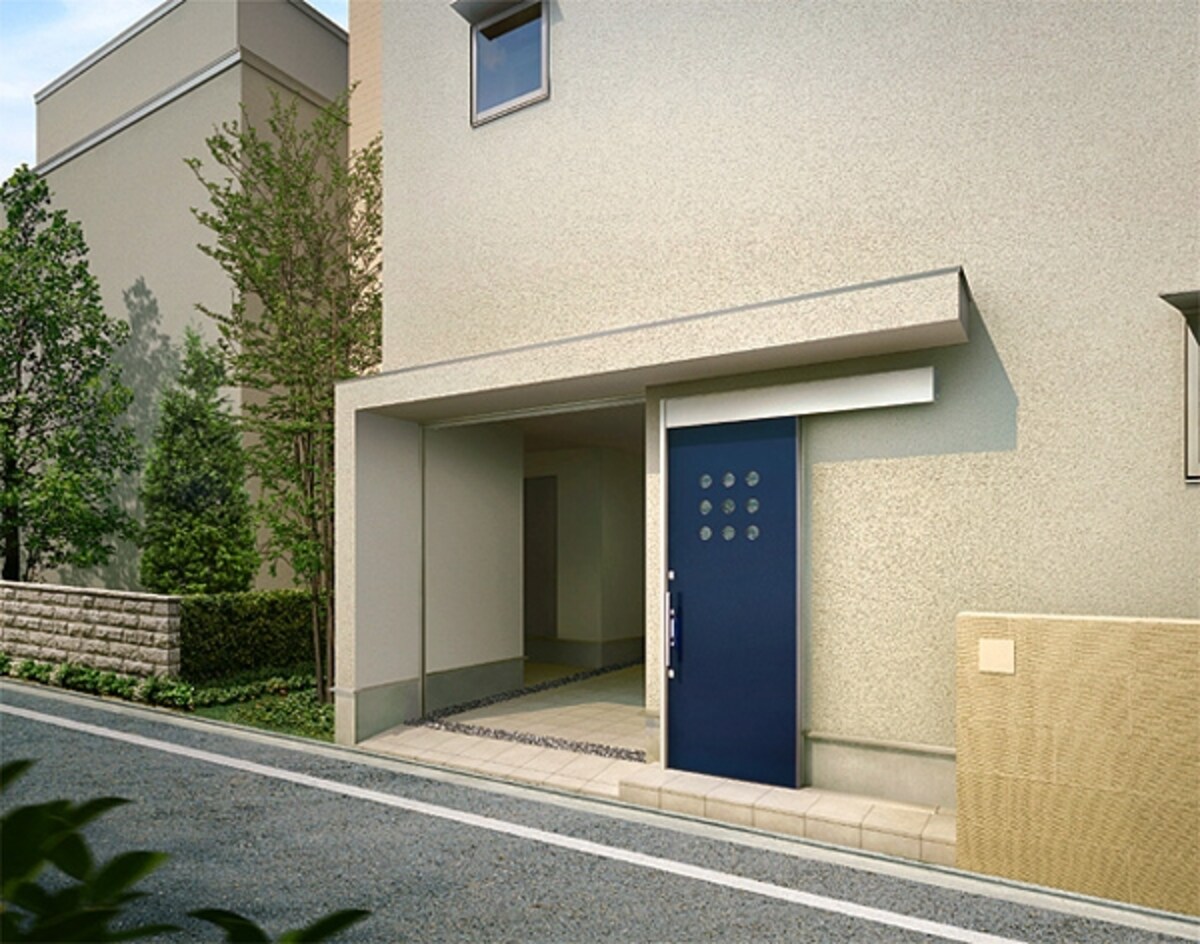 狭い敷地でもプランニングしやすい引き戸（スライディングドア）。デザインバリエーションも豊富に揃う。［エルムーブ］　LIXIL　 http://www.lixil.co.jp/